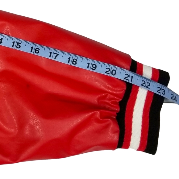 NWT Steve and Barry's Chevrolet Racing Bomber Letterman Jacket Men's Size Large - Picture 14 of 16